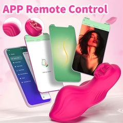 SMT4426 - Quần lót rung kích thích 2 điểm có lưỡi liếm điều khiển qua APP