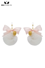 SMT4747 - Kẹp núm vú nipple play với dây co giãn mix nơ và cục bông