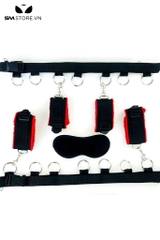 SMT4795 - Bộ dây đai trói giường bằng vải nylon mix nhiều vòng nối