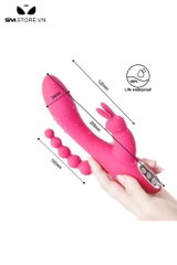 SMT5101 - Máy rung tai thỏ 2 đầu mix nhánh anal beads có 10 tần số