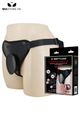 SMT5205 - Đai đeo dương vật Pretty Love da PU với đường kính 9cm