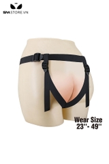 SMT5205 - Đai đeo dương vật Pretty Love da PU với đường kính 9cm