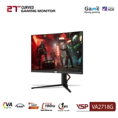 Màn hình cong R1500 VSP VA2718G (27inch / VA / FHD / 180Hz / 1Ms / Adaptive sync)