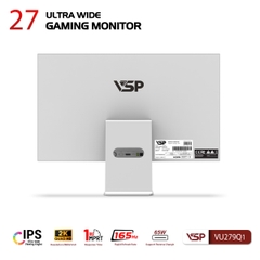 Màn hình VSP UltraWide - 2K - IPS - VU279Q1 - 165Hz - 1ms - FreeSync - Trắng