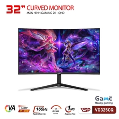 Màn hình Cong Gaming VSP VG325CQ (31.5inch / 2K / VA / 165Hz / 1ms / FreeSync)