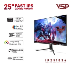 Màn hình VSP Gaming IP2518S4 (25Inch / Fast IPS / FHD / 180Hz / 1ms / FreeSync / Adaptive-Sync)