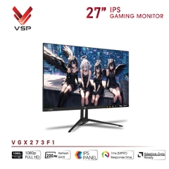 Màn hình VSP Gaming VG273F1 (27 Inch / IPS / FHD / 200Hz / 1ms / FreeSync, Adaptive-Sync) Đen