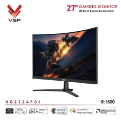 Màn hình cong Gaming VSP VG2724FC1 (27inch / FHD / VA / 240Hz / 1ms / R1500 / FreeSYNC)