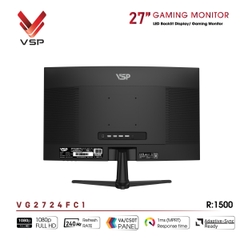 Màn hình cong Gaming VSP VG2724FC1 (27inch / FHD / VA / 240Hz / 1ms / R1500 / FreeSYNC)