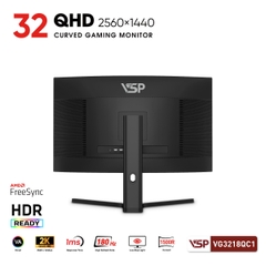 Màn hình cong Gaming VSP VG3218QC1 (32inch / 2K / VA ELED / 180Hz / 1ms / R1500)