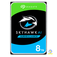 Ổ cứng camera Seagate Skyhawk AI 8Tb ST8000VE001 (3.5Inch/ 7200rpm/ Cache 256MB/ SATA3)