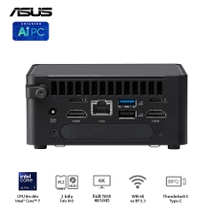 Mini PC Asus NUC 14 Pro Tall NUC14RVHI3 (Core 3 100U/ NoOS/ 3Y/ Kèm cáp nguồn)