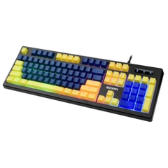 Bàn phím Gaming E-Dra EK302 Blue + Yellow (chống nước)