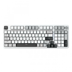 Bàn phím cơ không dây E-Dra EK398W Light Gray White Dark Gray Linear switch