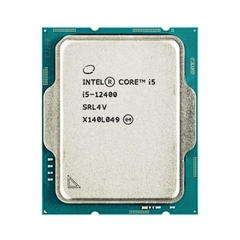 CPU Intel Core i5 12400 Tray + Quạt (Socket 1700/ Base 2.5Ghz/ Turbo 4.4GHz/ 6 Cores/ 12 Threads/ Cache 18MB)