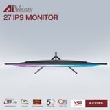 Màn hình AIVISION 27 A273FS - Black | 27 inch, Full HD, IPS, 100Hz, 5ms, phẳng