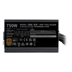 Nguồn máy tính Cooler Master MWE BRONZE V3 230V 750W A/EU Cable (80 Plus Bronze/ ATX/ Đen)