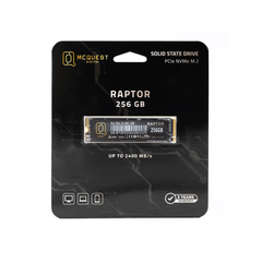 SSD MCQuest Raptor 256GB M.2 NVME PCIe Gen 3×4 (2400 MB/s/ 1200 MB/s)