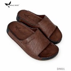 Dép nam Whale Shoes Quai Ngang Bản To, Êm Chân, Đế Chống Trơn Trượt -  DN01