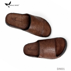Dép nam Whale Shoes Quai Ngang Bản To, Êm Chân, Đế Chống Trơn Trượt -  DN01