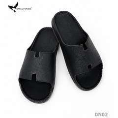 Dép nam Whale Shoes Quai Ngang Bản Khoét, Êm Chân, Đế Chống Trơn Trượt - DN02