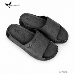Dép nam Whale Shoes Quai Ngang Bản To, Êm Chân, Đế Chống Trơn Trượt -  DN01