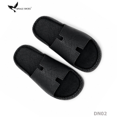 Dép nam Whale Shoes Quai Ngang Bản Khoét, Êm Chân, Đế Chống Trơn Trượt - DN02