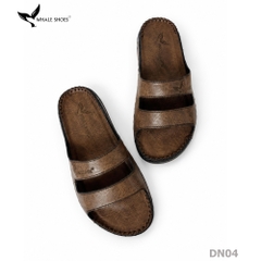 Dép nam Whale Shoes Quai 2 Nhị, Êm Chân, Dễ Mang, Đế Chống Trơn Trượt - DN04