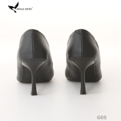 Giày cao gót nữ Whale Shoes 7cm mũi nhọn, da mờ, đế chống trơn trượt-G05