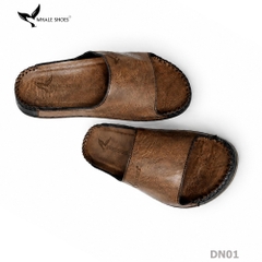 Dép nam Whale Shoes Quai Ngang Bản To, Êm Chân, Đế Chống Trơn Trượt -  DN01