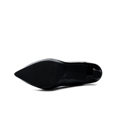 Whale Shoes GD01 - Giày Cao Gót Mũi Nhọn 10cm, da bóng đúp mũi 1cm, lót êm, đế chống trơn trượt