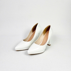 Whale Shoes GD01 - Giày Cao Gót Mũi Nhọn 10cm, da bóng đúp mũi 1cm, lót êm, đế chống trơn trượt