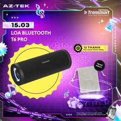Loa Bluetooth Tronsmart T6 Pro 45W Chống nước IPX6 Ghép nối 2 loa Nhân đôi âm thanh mạnh mẽ - Hàng phân phối chính hãng - Bảo hành 12 tháng