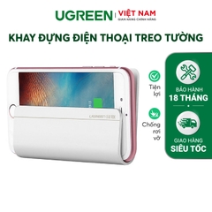 Khay đựng điện thoại treo tường không cần khoan UGREEN LP108 30394 rộng 12cm nhựa ABS cao cấp