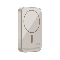 Pin sạc dự phòng dùng cho điện thoại IP117, 10000mAh Li-ion,1 cổng đầu ra có sạc không dây, màu titanium MOMAX