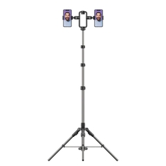 Tripod Điện Thoại 2 Giá Đỡ V.LOG Xoay 360° TR9D