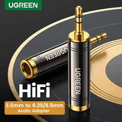 Cáp chuyển 3.5mm đực sang 6.35mm cái AV168