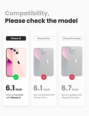 Ốp lưng iPhone UGREEN LP560 - Dành cho iPhone 13/13Pro/13Pro - Vỏ cứng khung gel - Chống va đập, chống xước - 90201-iPhone13Pro