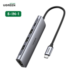 Bộ HUB chuyển đổi Type C 5 in 1 + PD 100W CM136