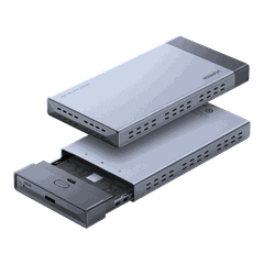 Ugreen 70534 B KEY 6Gbps M.2 SATA Dual Bay Raid Enclosure CM299 10070534