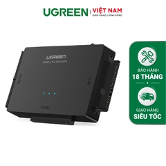 Bộ chuyển đổi USB 2.0 to SATA , 3.5 IDE và 2.5 IDE kèm nguồn 12V-2A