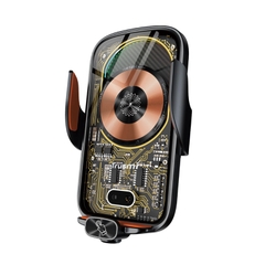 Trusmi Giá đỡ xe hơi sạc không dây thông minh 15W | Black
