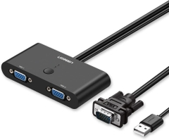 Bộ chuyển đổi 2 cổng VGA màu đen UGREEN MM126 30711