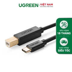 Dây USB máy in to Type-C mạ vàng US152