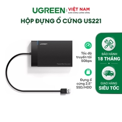 Hộp đựng ổ cứng 2.5inch chuẩn SATA US221