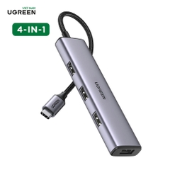 Hub chuyển đổi Type C ra 2 USB 3.0 + 2 Type C CM473