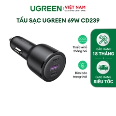 Tẩu sạc nhanh 69W cho ô tô CD239