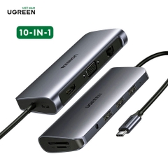 Hub chuyển đổi Type C 10 in 1 CM179