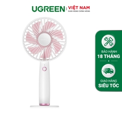 Quạt sạc tích điện mini cổng USB type C cầm tay hoặc đặt bàn dung lượng 2500mAh loại 7 cánh UGREEN LP149 50724 - Hãng phân phối chính thức
