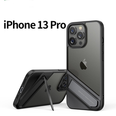Ốp lưng kèm giá đỡ điện thoại iPhone UGREEN - Khung kim loại, vỏ TPU trong suốt chống trầy xước, bám vân tay - Dành cho iPhone 13, iPhone 13 Pro, iPhone 13 Pro Max - 90154-iP13 Pro max